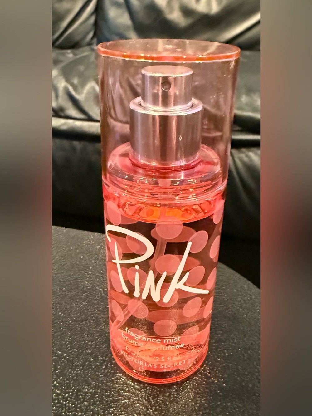 Victoria's Secret Pink Fragrance Mist - Pink Bottle with Polka Dots